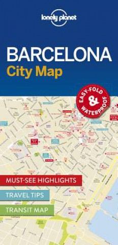 Lonely Planet Barcelona City Map