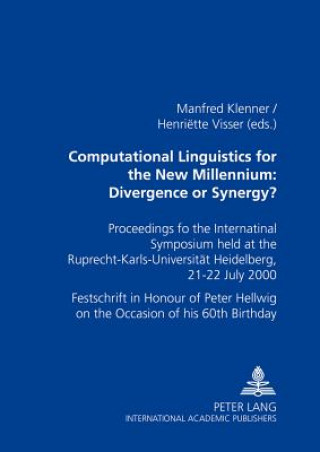 Computational Linguistics for the New Millennium: Divergence or Synergy?