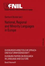 National, Regional and Minority Languages in Europe