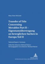 Transfer of Title Concerning Movables