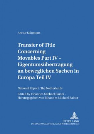 Transfer of Title Concerning Movables