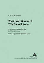 What Practitioners of TCM Should Know