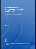 Constitutional Bargaining in Russia, 1990-93