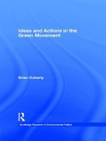 Ideas and Actions in the Green Movement