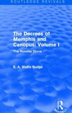 Decrees of Memphis and Canopus: Vol. I (Routledge Revivals)