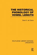 Historical Phonology of Vowel Length (RLE Linguistics C: Applied Linguistics)