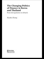 Changing Politics of Finance in Korea and Thailand