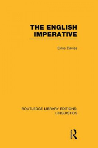 English Imperative (RLE Linguistics D: English Linguistics)