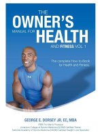 Owner's Manual for Health and Fitness Vol 1