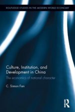 Culture, Institution, and Development in China