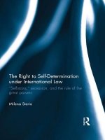 Right to Self-determination Under International Law