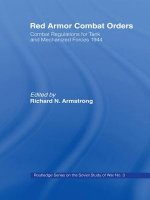Red Armor Combat Orders