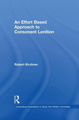 Effort Based Approach to Consonant Lenition