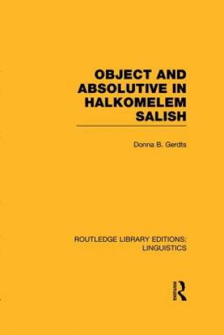 Object and Absolutive in Halkomelem Salish