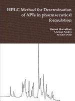 Hplc Method for Determination of Apis in Pharmaceutical Formulation