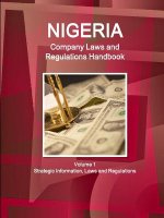 Nigeria Company Laws and Regulations Handbook Volume 1 Strategic Information, Laws and Regulations