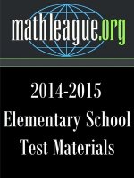 Elementary School Test Materials 2014-2015