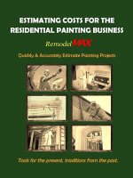 Estimating Costs for the Residential Painting Business