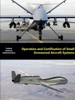 Operation and Certification of Small Unmanned Aircraft Systems