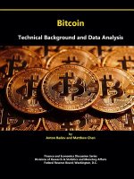 Bitcoin: Technical Background and Data Analysis