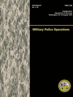 Military Police Operations (Field Manual No. 3-39)