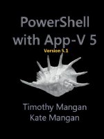 Power Shell with App - V 5.1