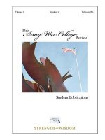 Army War College Review: Volume 1 - Number 1