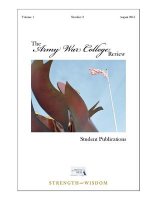 Army War College Review: Volume 1 - Number 3