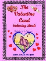 Valentine Card Coloring Book
