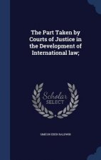 Part Taken by Courts of Justice in the Development of International Law;