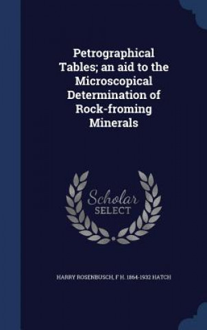 Petrographical Tables; An Aid to the Microscopical Determination of Rock-Froming Minerals