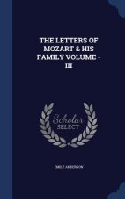 Letters of Mozart & His Family Volume - III