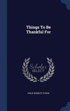 Things to Be Thankful for