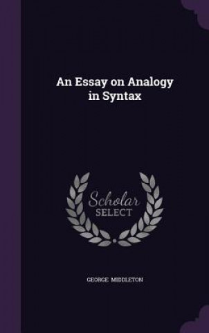 Essay on Analogy in Syntax