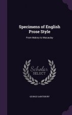 Specimens of English Prose Style
