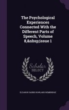 Psychological Experiences Connected with the Different Parts of Speech, Volume 8, Issue 1