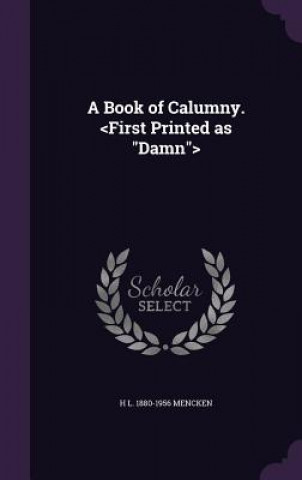 Book of Calumny.