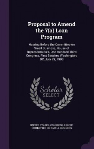 Proposal to Amend the 7(a) Loan Program