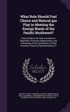 What Role Should Fuel Choice and Natural Gas Play in Meeting the Energy Needs of the Pacific Northwest?