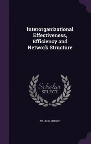 Interorganizational Effectiveness, Efficiency and Network Structure