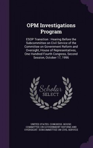 Opm Investigations Program