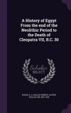 History of Egypt from the End of the Neolithic Period to the Death of Cleopatra VII, B.C. 30