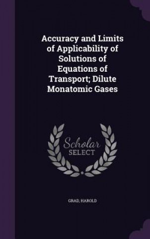 Accuracy and Limits of Applicability of Solutions of Equations of Transport; Dilute Monatomic Gases
