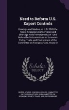 Need to Reform U.S. Export Controls