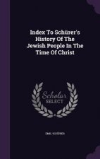 Index to Schurer's History of the Jewish People in the Time of Christ