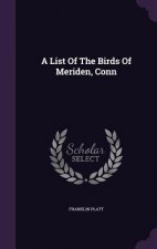 List of the Birds of Meriden, Conn