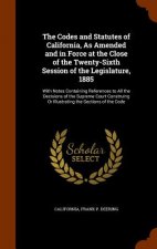 Codes and Statutes of California, as Amended and in Force at the Close of the Twenty-Sixth Session of the Legislature, 1885