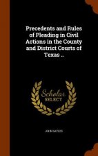 Precedents and Rules of Pleading in Civil Actions in the County and District Courts of Texas ..