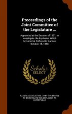 Proceedings of the Joint Committee of the Legislature ...