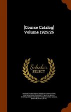 [Course Catalog] Volume 1925/26